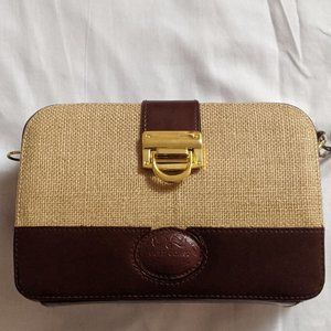 Vintage leather box bag
